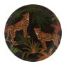 Bord bamboe - panter - ⌀20 cm