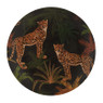 Bord bamboe - panter - ⌀25 cm