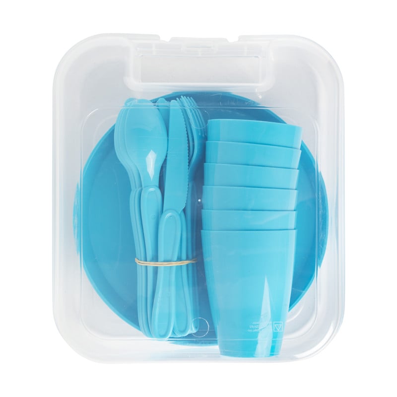 Picknickset 31-delig - diverse kleuren