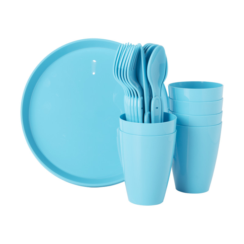 Picknickset 31-delig - diverse kleuren