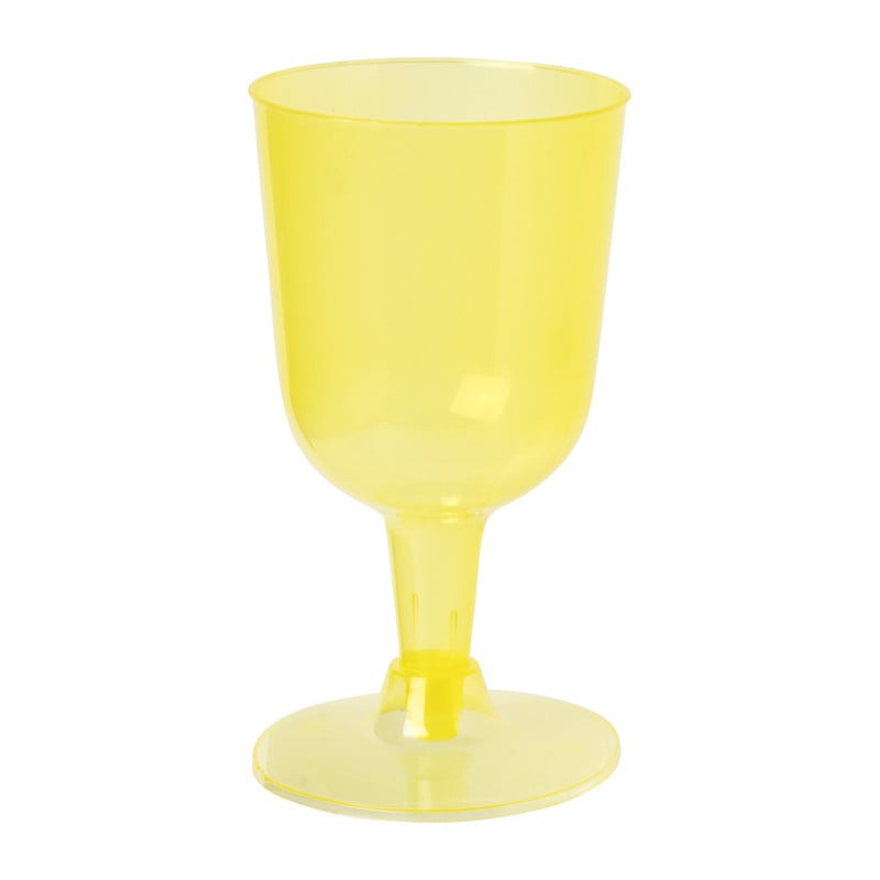 Plastic wijnglazen - set van 4 - diverse kleuren