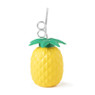 Drinkbeker ananas - geel - 800 ml