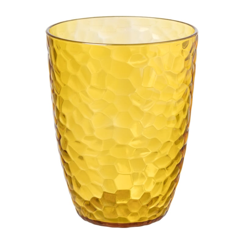 Beker dots - geel - 300 ml