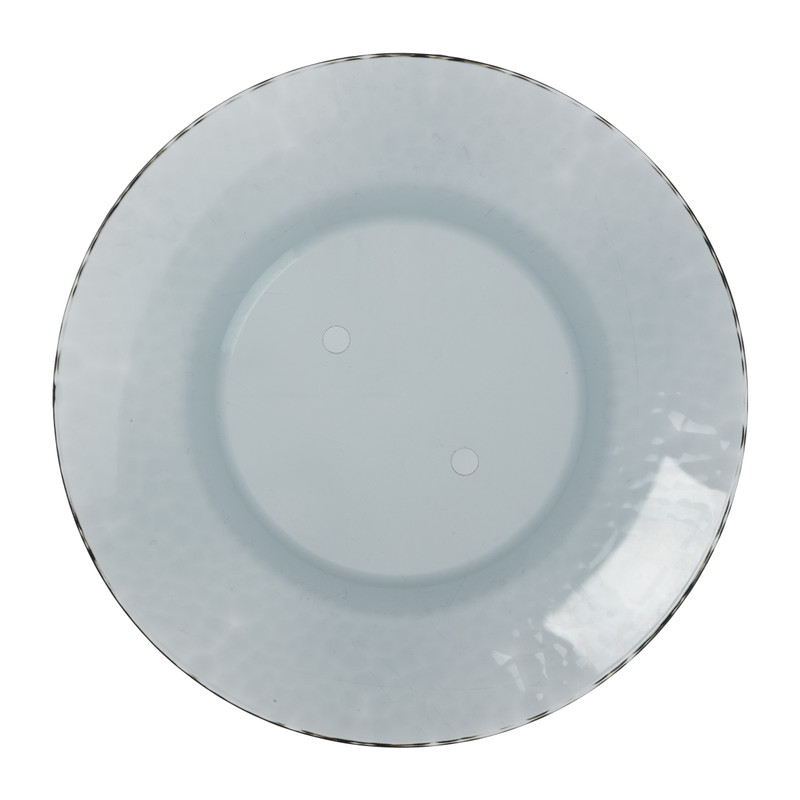 Bord dots - grijs - ø20 cm