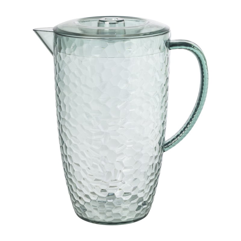 Schenkkan dots - groen - 14x9.2x23.8 cm