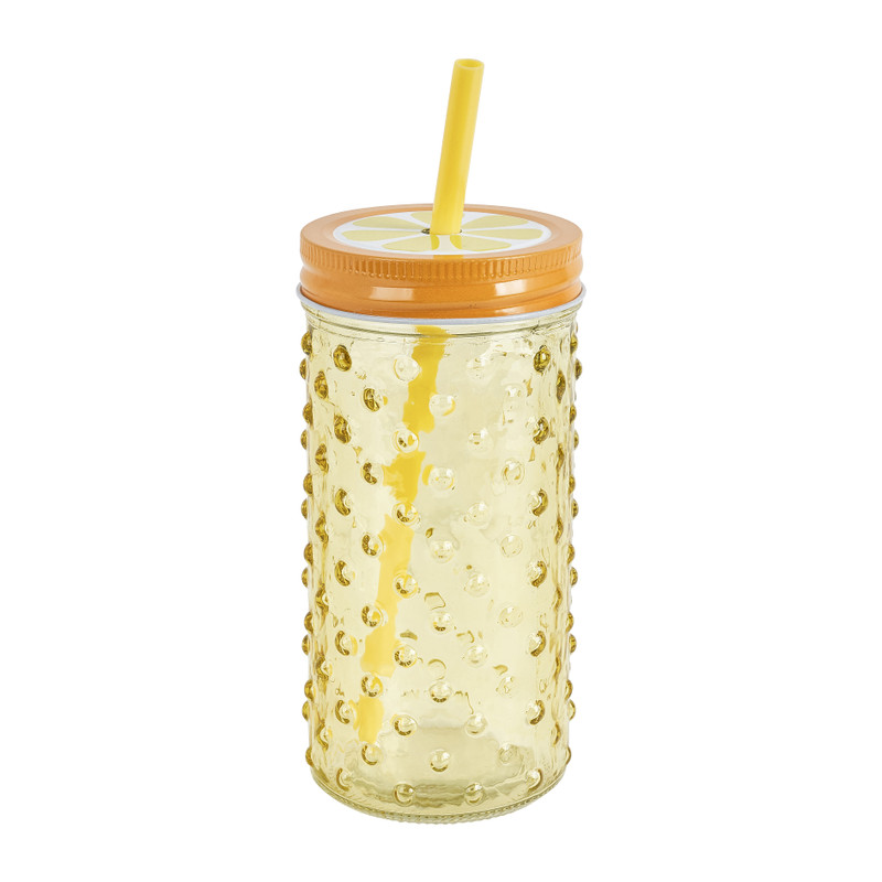Drinkbeker fruitdeksel - diverse kleuren