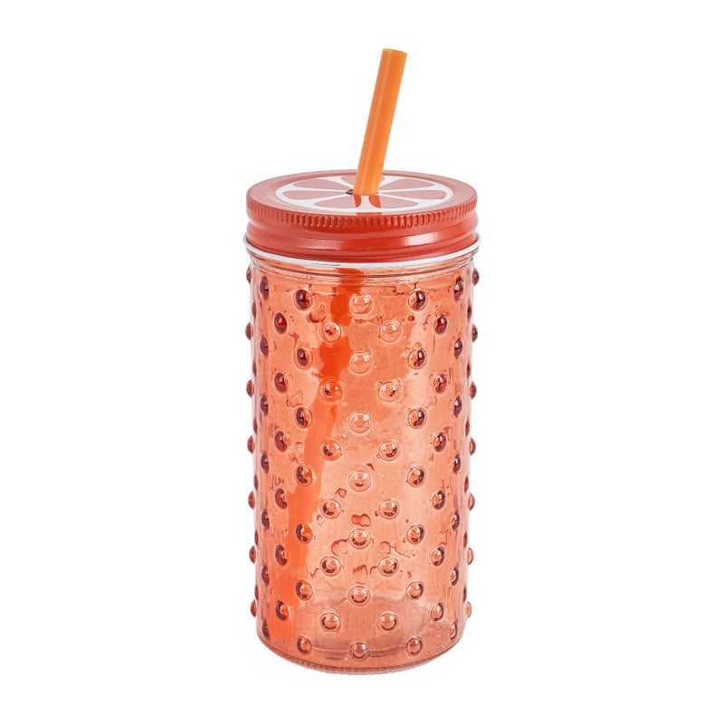 Drinkbeker fruitdeksel - diverse kleuren