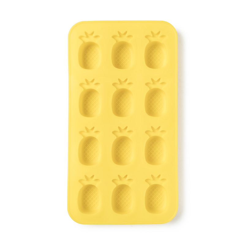 Ijsblokjesvorm ananas - voor 12 ijsblokjes