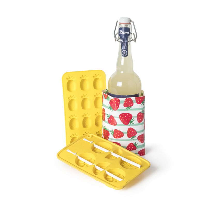 Ijsblokjesvorm ananas - voor 12 ijsblokjes