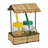 Rieten huisje - 2 drinkbekers