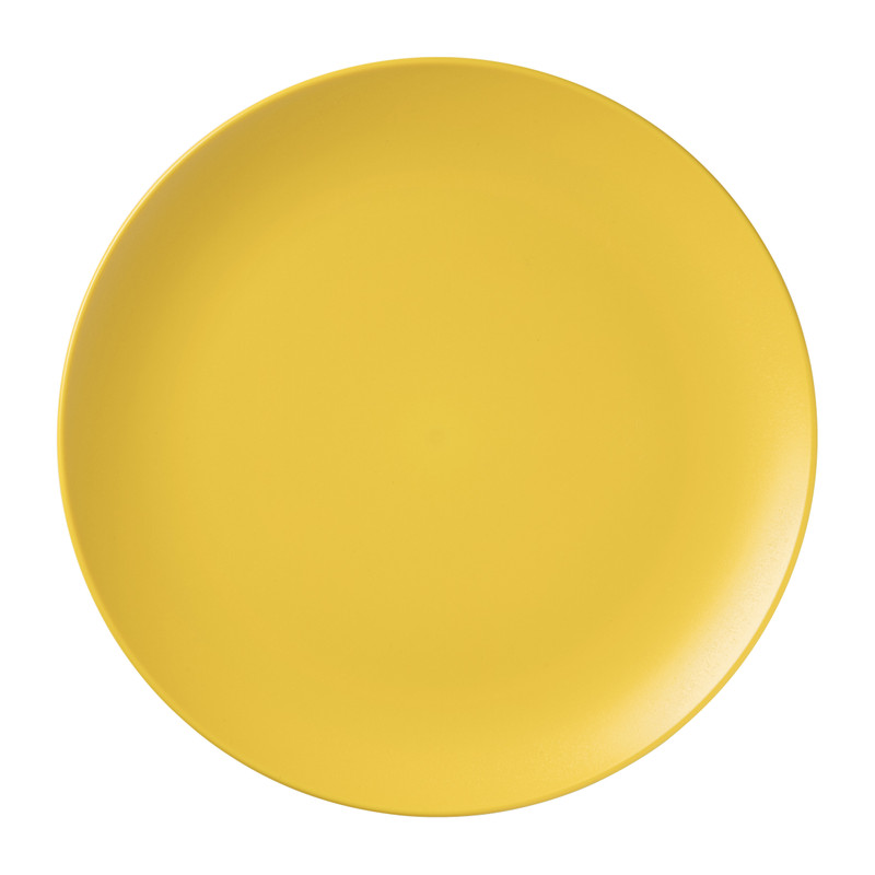 Dinerbord Lagoa - geel - ø25.4x1.7 cm