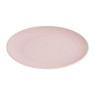 Ontbijtbord bamboe - roze - ø20 cm