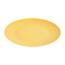 Dinerbord bamboe - geel - ø24 cm