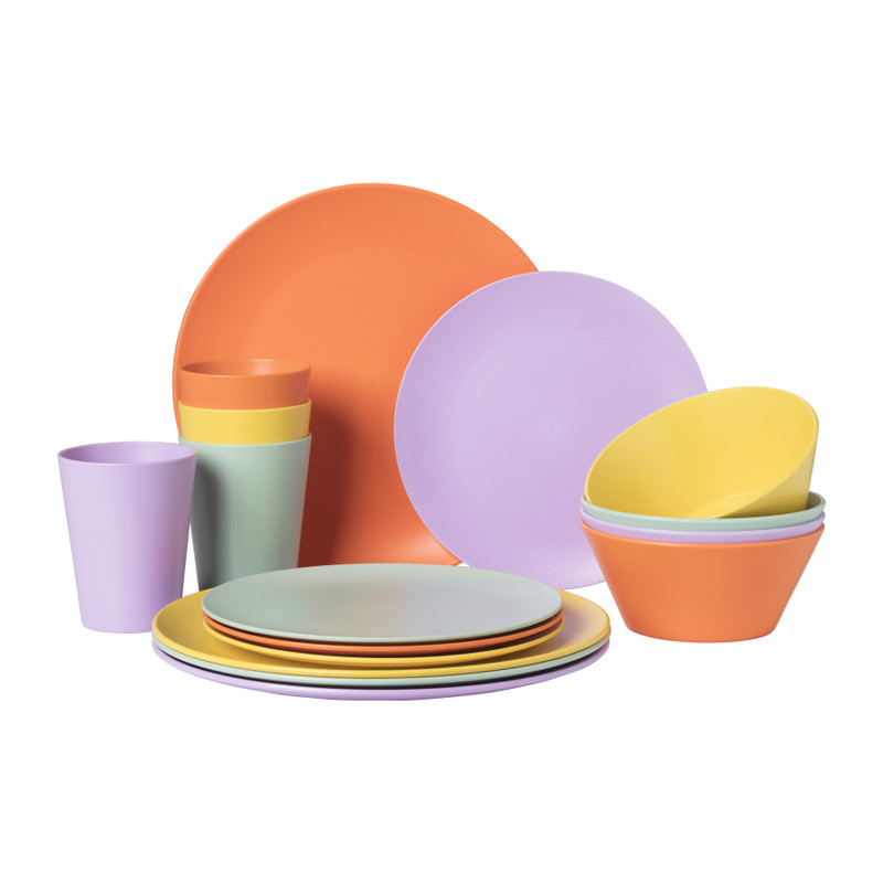 Dinerbord Lagoa - oranje - ø25.4x1.7 cm