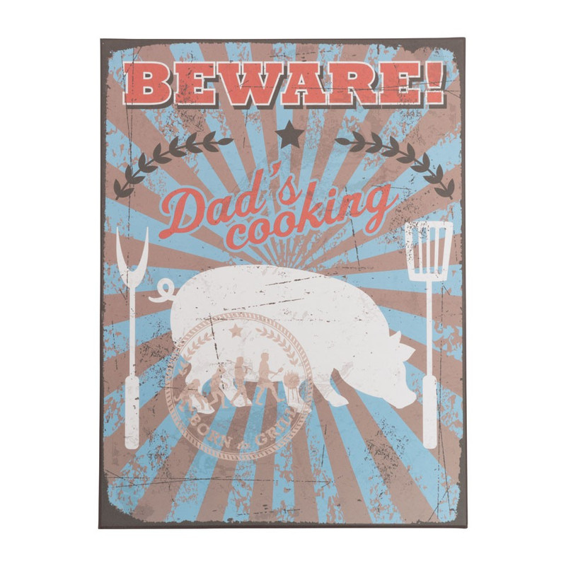 Decobord Dad's BBQ - Beware