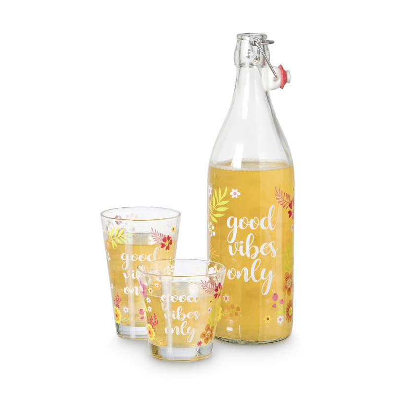 Longdrinkglas - good vibes only - 310 ml