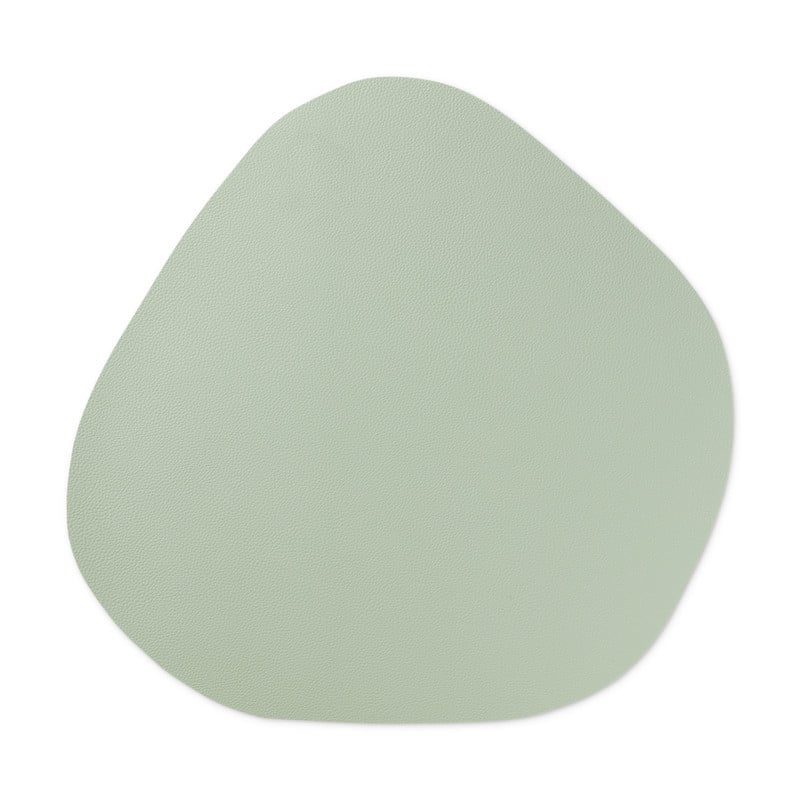 Placemat imitatieleer organic - groen - 35x36.5 cm 