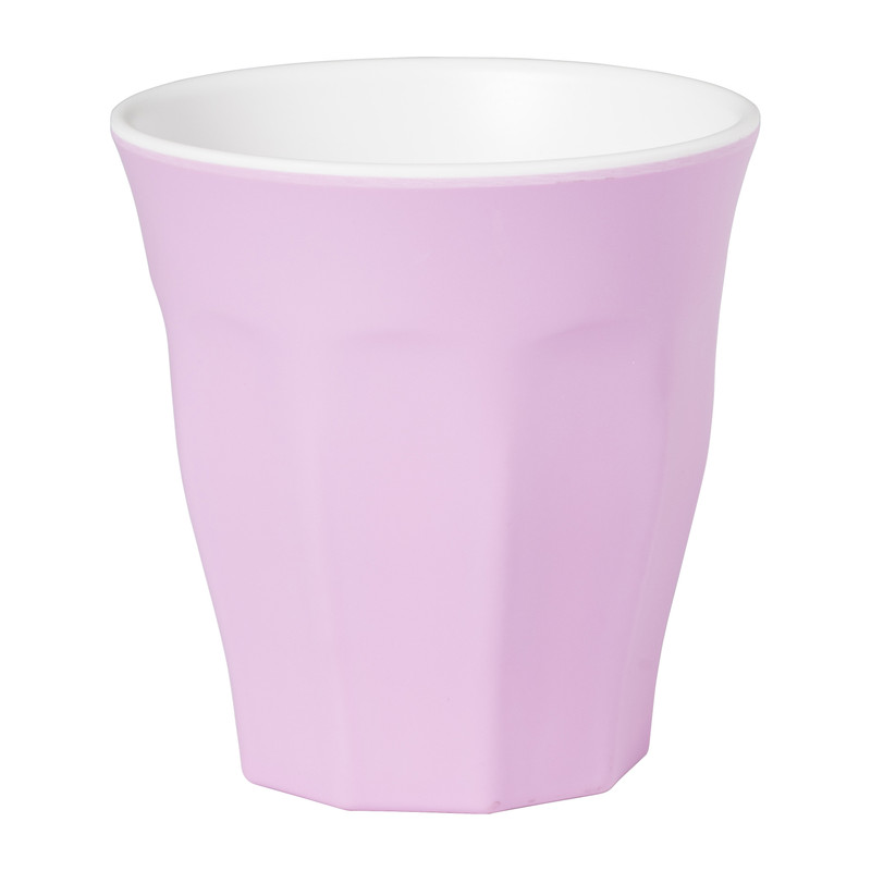 Beker duotone - lichtroze - 295 ml 