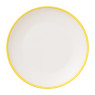 Ontbijtbord duotone - geel - ø23 cm 