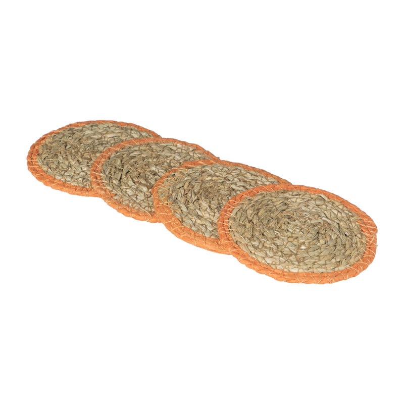 Onderzetter mais - 4 stuks - oranje