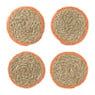Onderzetter mais - 4 stuks - oranje