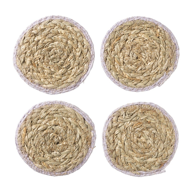 Onderzetter mais - 4 stuks - lila