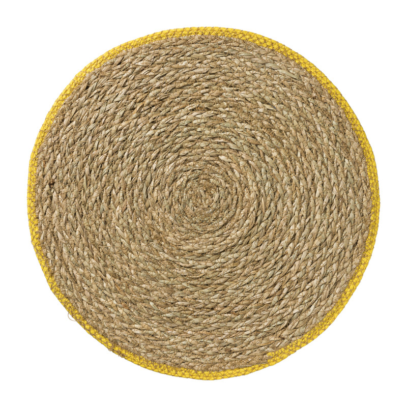 Placemat mais - geel - ø38 cm