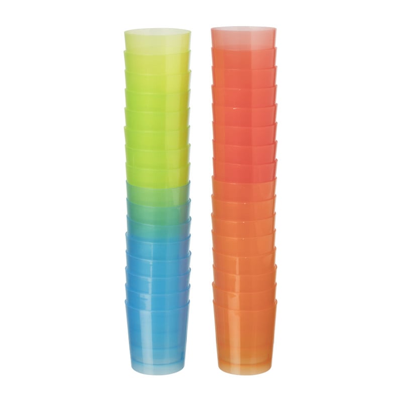 Shotglaasjes gekleurd - set van 32 - 30 ml