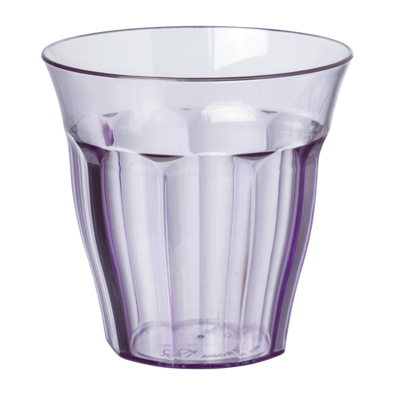 Beker met facetten - lila - 250 ml