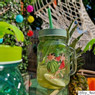 Mason jar mintgroen - 450 ml