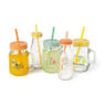 Mason jar oranje - 450 ml