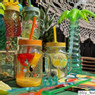 Mason jar oranje - 450 ml