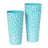 Beker stippen - diverse kleuren - 400 ml - set van 4