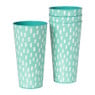 Beker stippen - diverse kleuren - 400 ml - set van 4