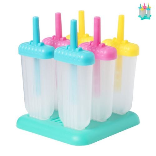 IJslolly maker - diverse varianten - set van 6