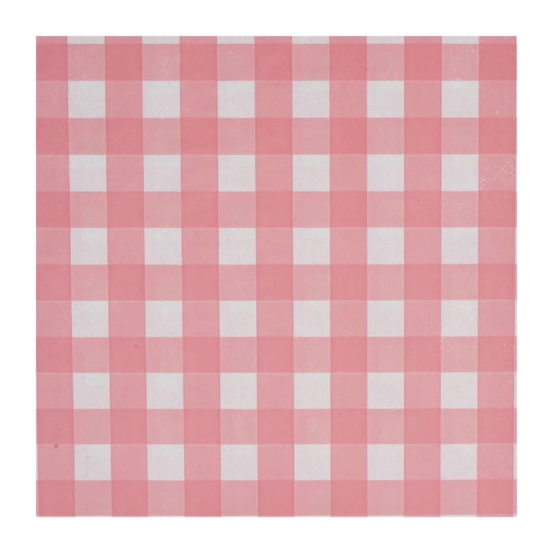 Tafelkleed ruit - roze - 220x150 cm 