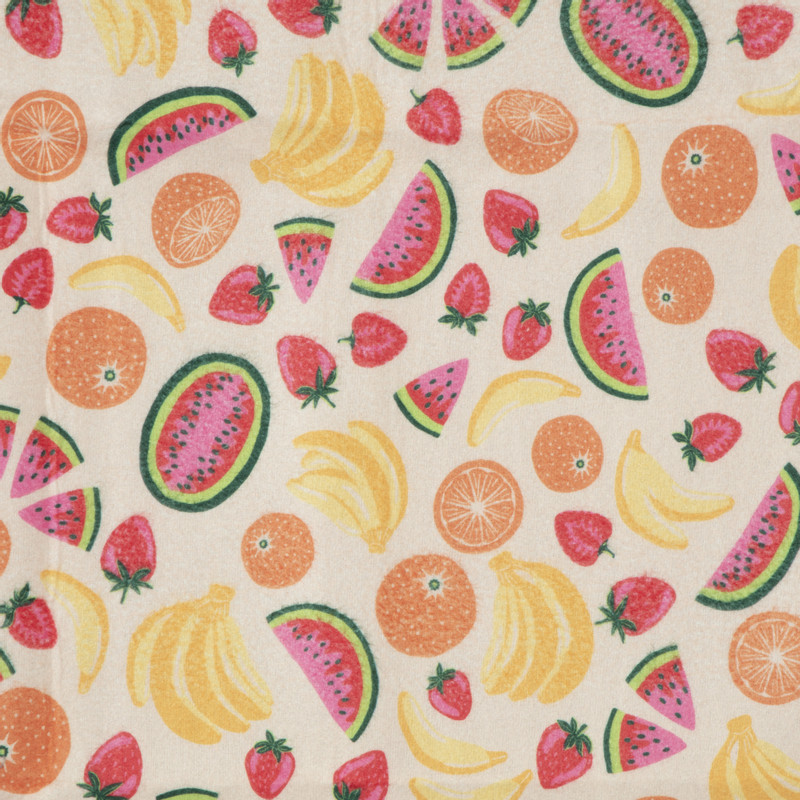 Oprolbaar picknick plaid fruit - multikleur - 170x130 cm