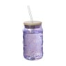 Mason jar iriserend - paars - ø7.5x14 cm