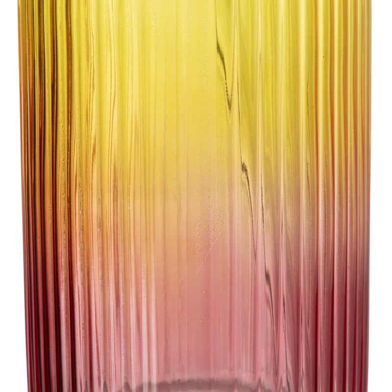 Mason jar iriserend - roze - ø7.5x14 cm