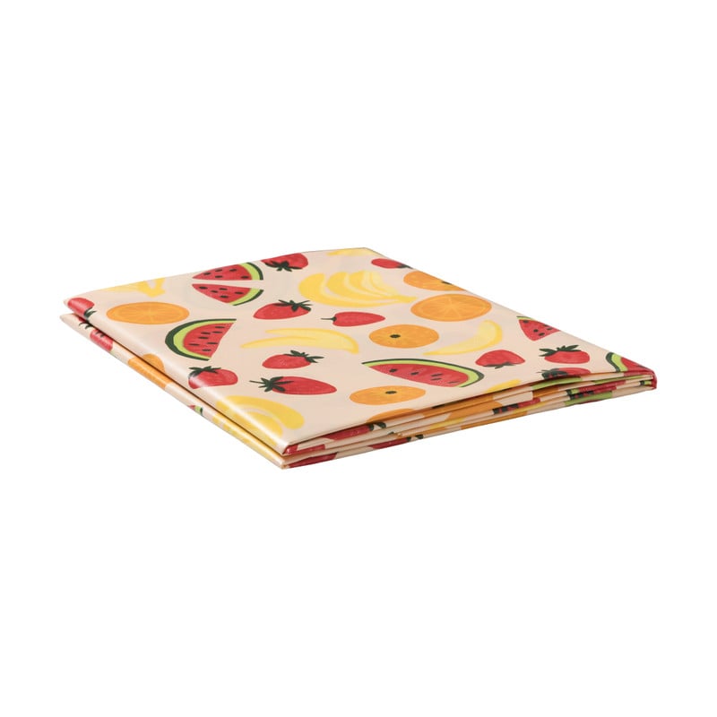 Tafelkleed fruit - 140x220 cm - rood/oranje
