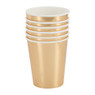 Beker - goud - 6 stuks