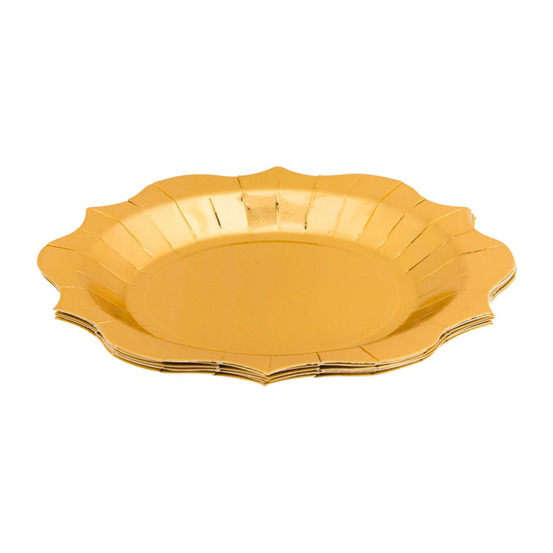 Bordje goud - set van 6
