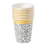 Bekers luipaard - set van 8 - 250 ml