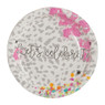 Bord let's celebrate - 18 cm - set van 8