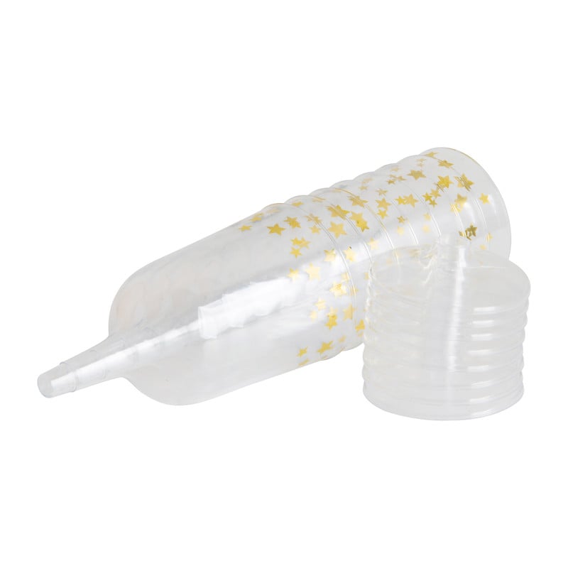 Disposable wijnglas sterren - 8 stuks