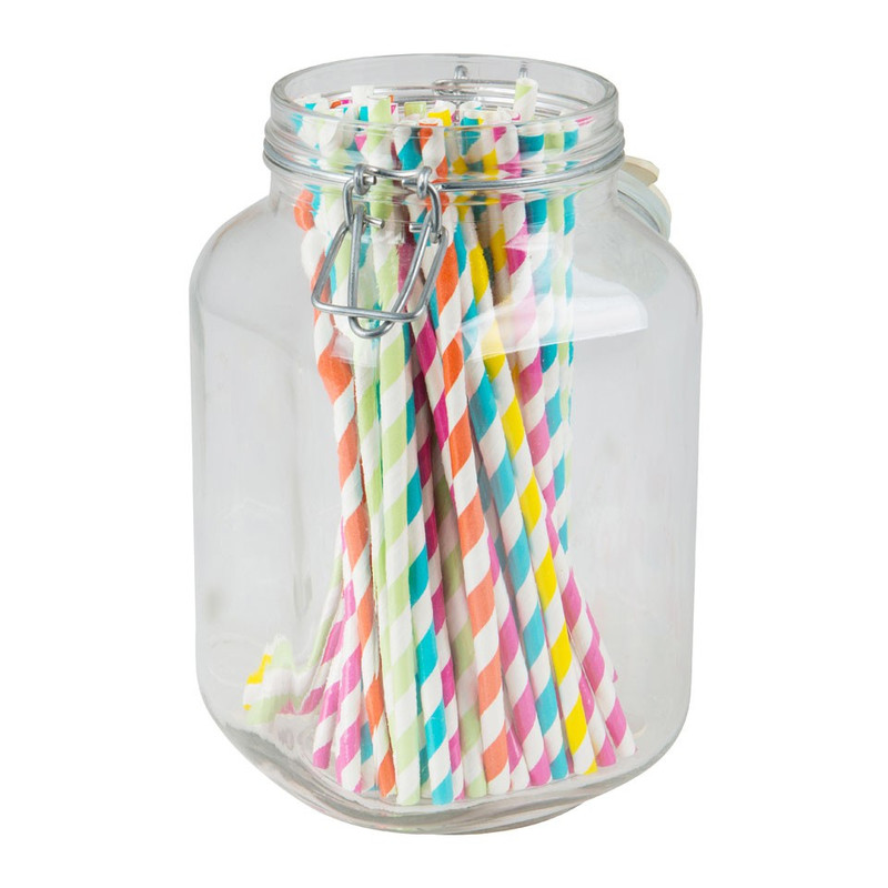 Rietjes streep - papier - set van 50