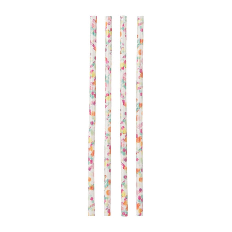 Rietjes confetti -  papier - set van 50