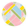 Bord Colour Blocking - 18 cm -  set van 8