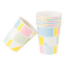 Bekertje Colour Blocking - set van 8