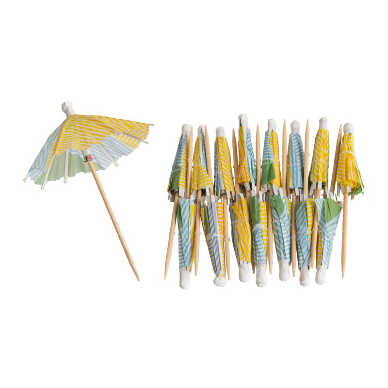 Cocktail parapluutjes - 16 stuks 